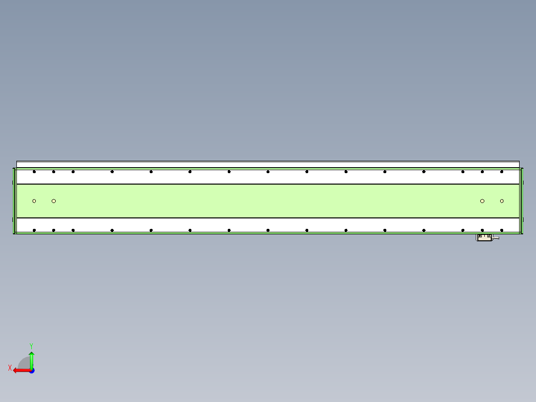 威洛博LC系列3d模型模组LC17E2Y-S1050后视图