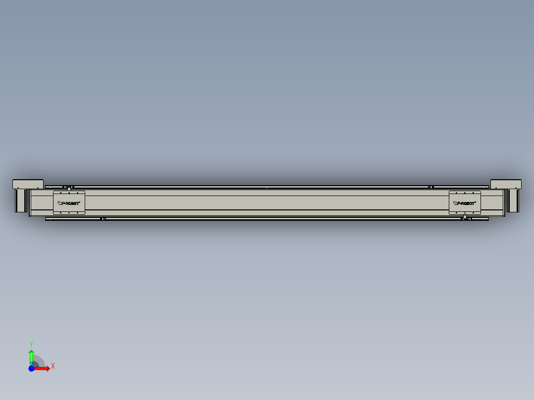 威洛博双电机滑台-VBC14S2-L50-S1800-BLR-P40-C6前视图