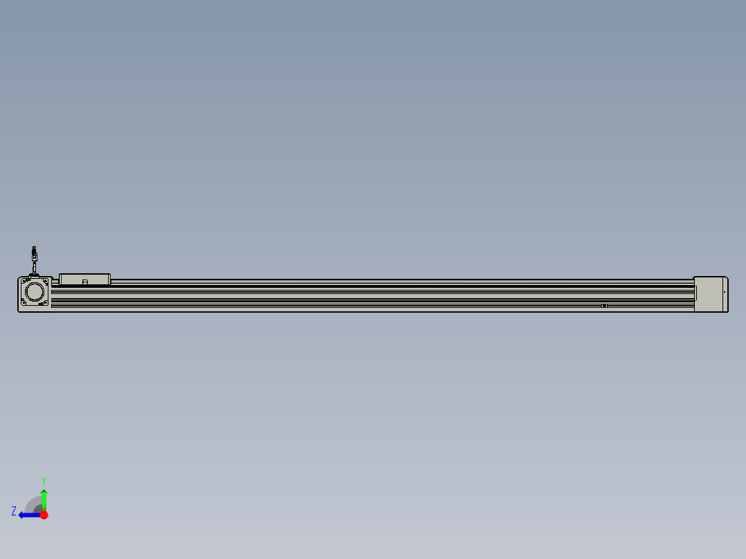 威洛博直线电机模组EB8-L200-S1700-L-P75-MS3右视图