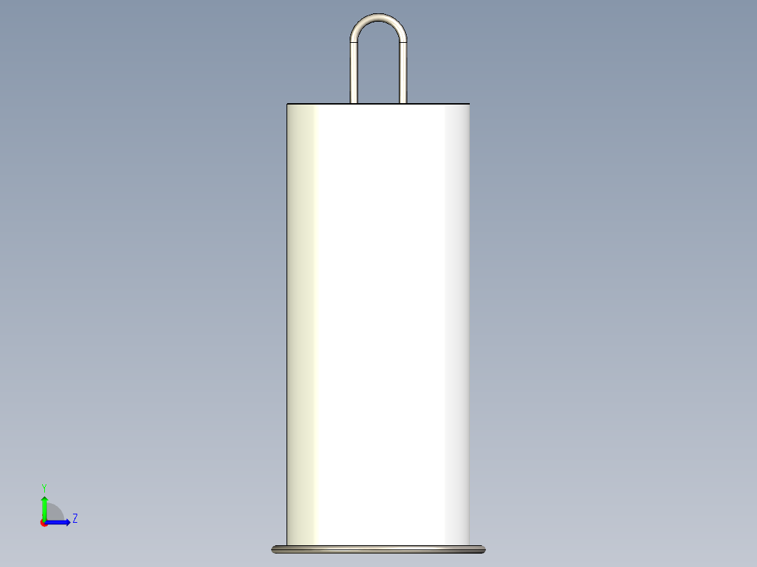 厨房卷架纸卷支架左视图