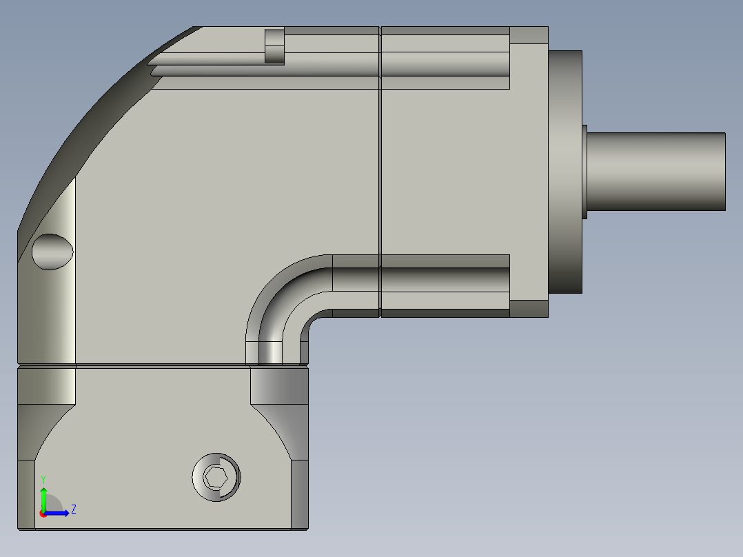 斜齿ZPGH060-L1 11-50-70-M5.STEP左视图