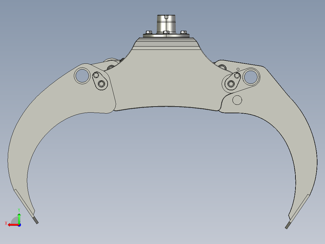 机械爪 3D图纸 (17)后视图