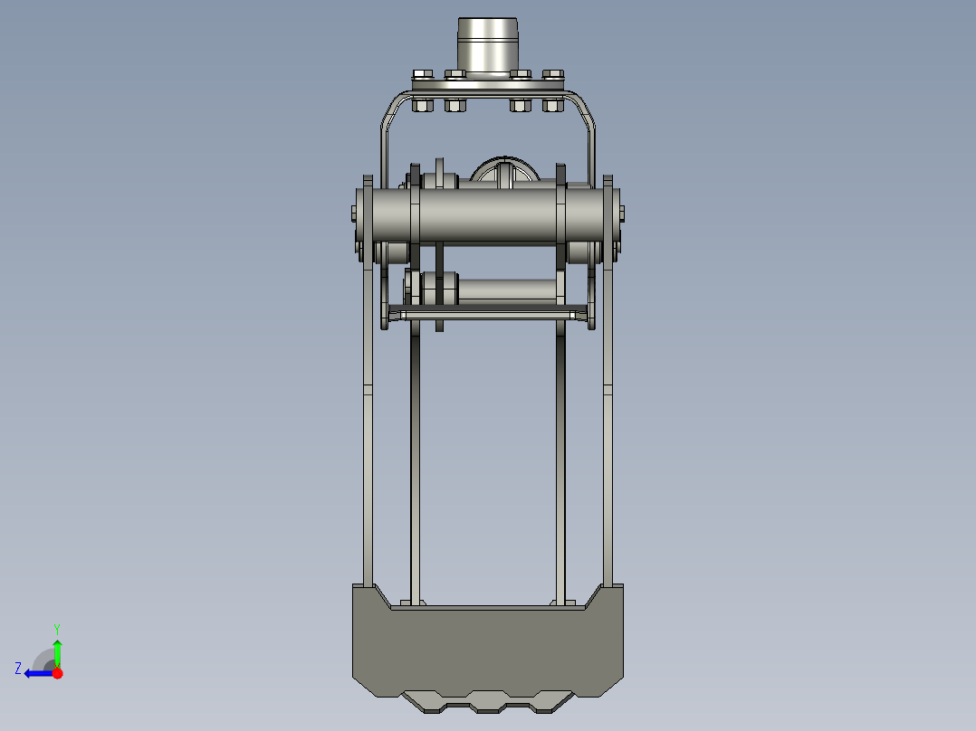 机械爪 3D图纸 (17)右视图