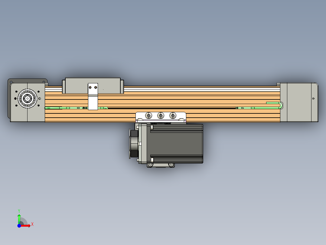 威洛博一般环境皮带-EB4十字组合前视图