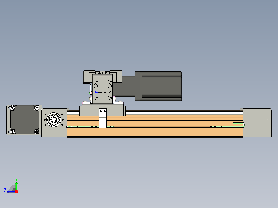 威洛博一般环境皮带-EB4十字组合右视图