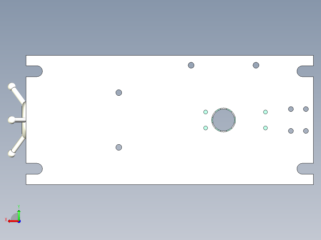 （拨叉831003加工工艺及钻φ22花键底孔夹具设计）含三维图+CAD图纸+说明书后视图