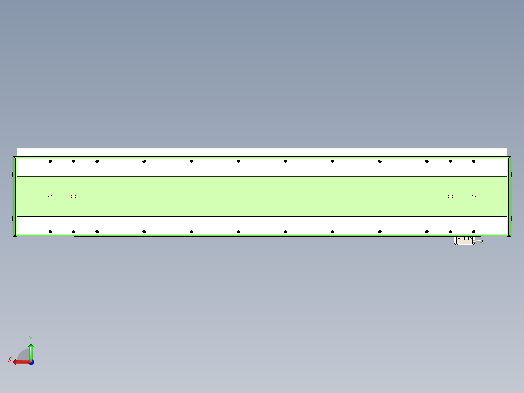 威洛博LC系列3d模型模组LC17E2Y-S800后视图