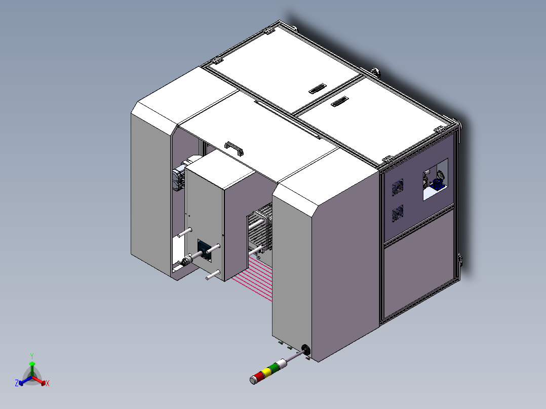 MBB80锁付检测设备sw16可编辑正等轴测图