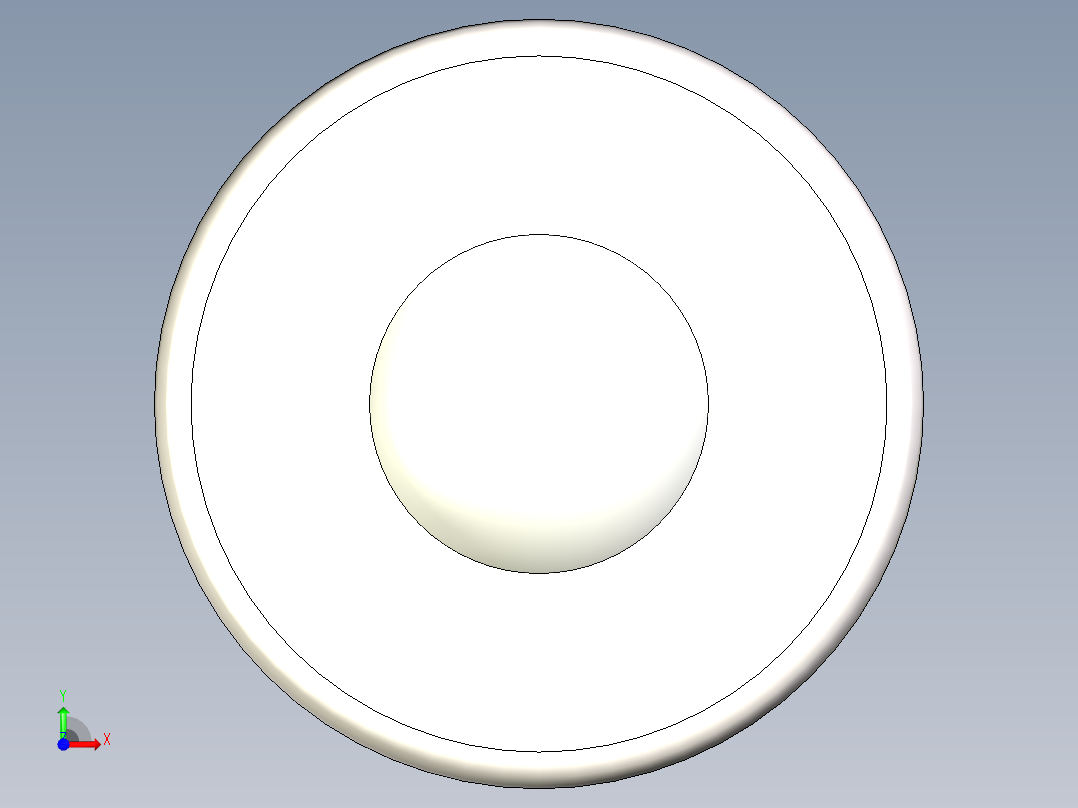 防塵型萬向滾珠45-3D多系列多零件图纸模型前视图