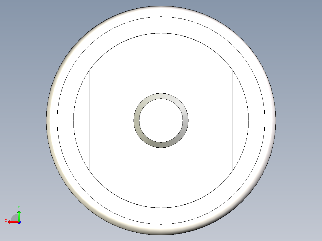防塵型萬向滾珠45-3D多系列多零件图纸模型后视图