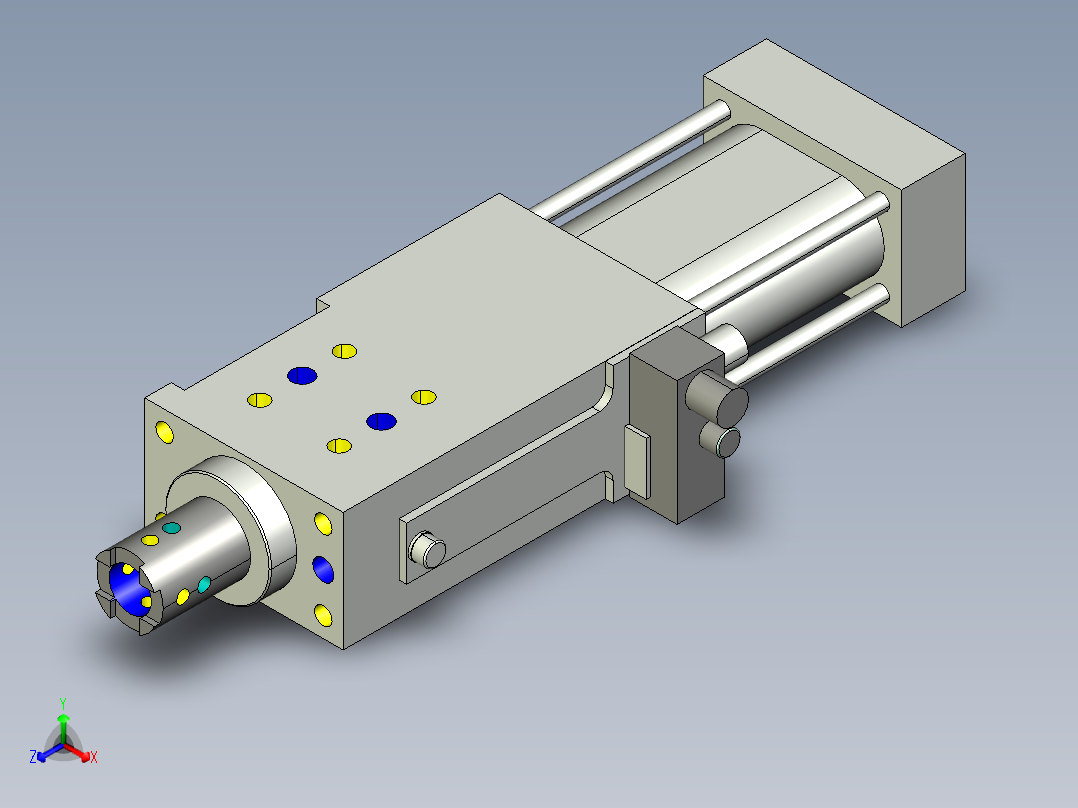 德克斯TUNKERS气缸数模SZK_40_1_T12_TUENKERS