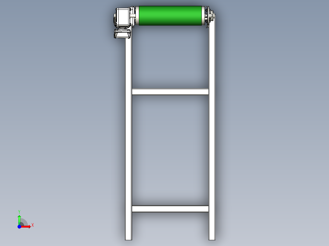 皮带输送机 (11)前视图