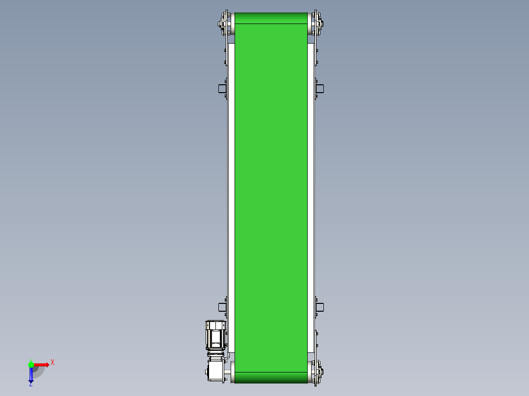 皮带输送机 (11)俯视图