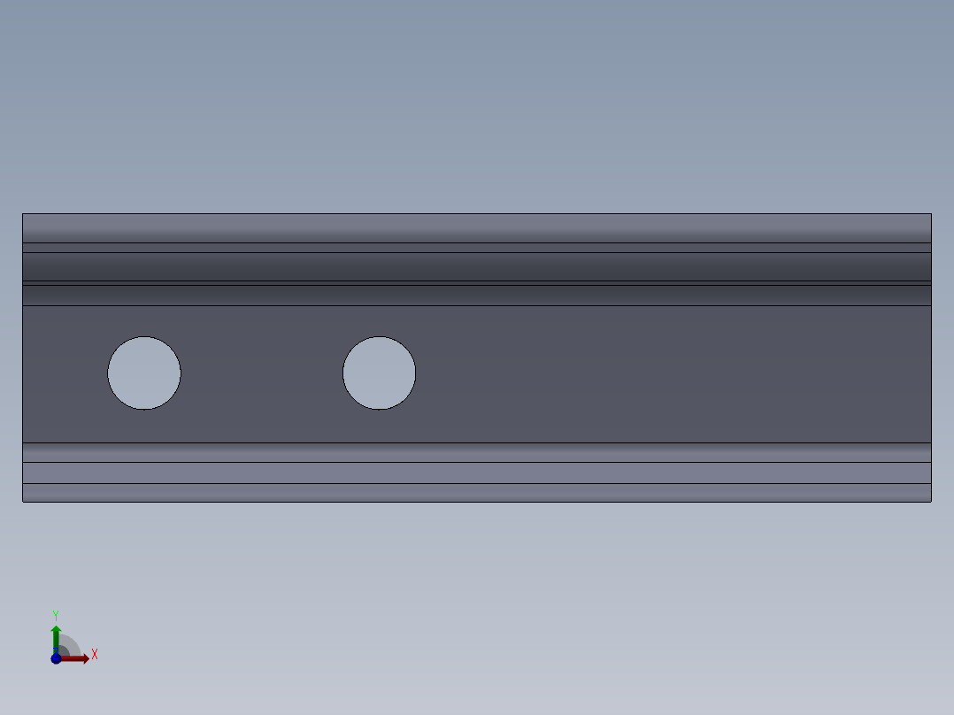 GBT11264轻轨3D模型前视图