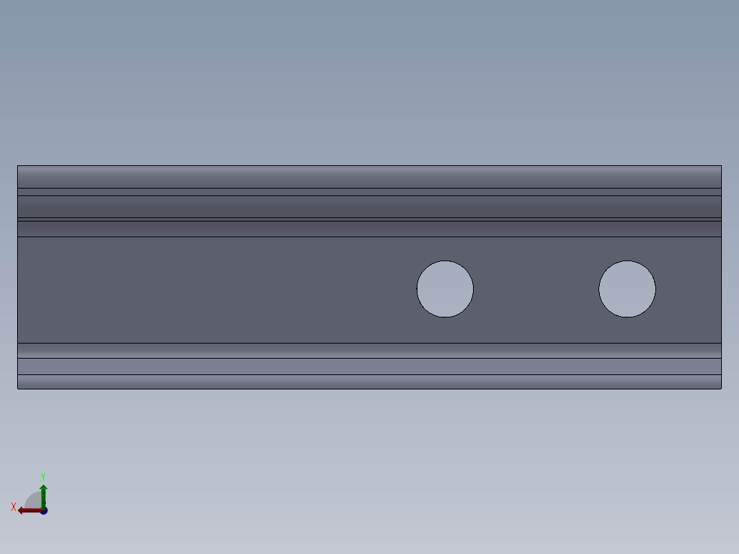 GBT11264轻轨3D模型后视图