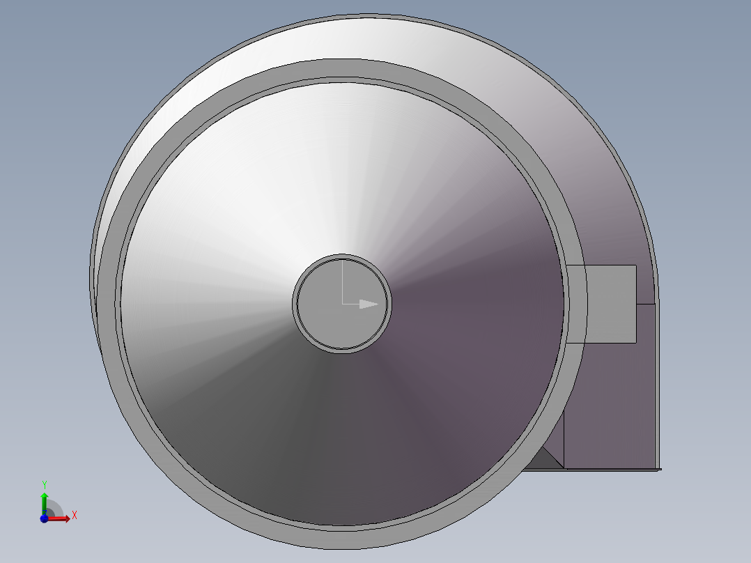 旋风筒曲面版前视图