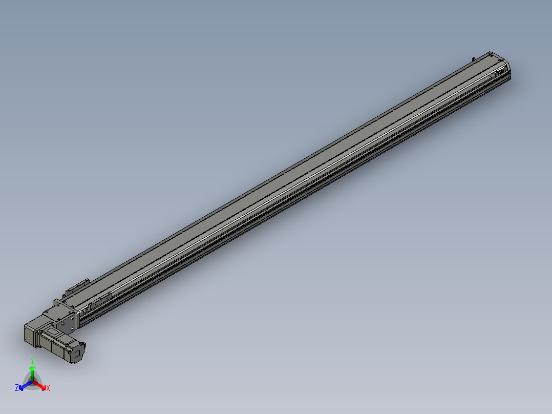 模组FTB10-L-1600正等轴测图