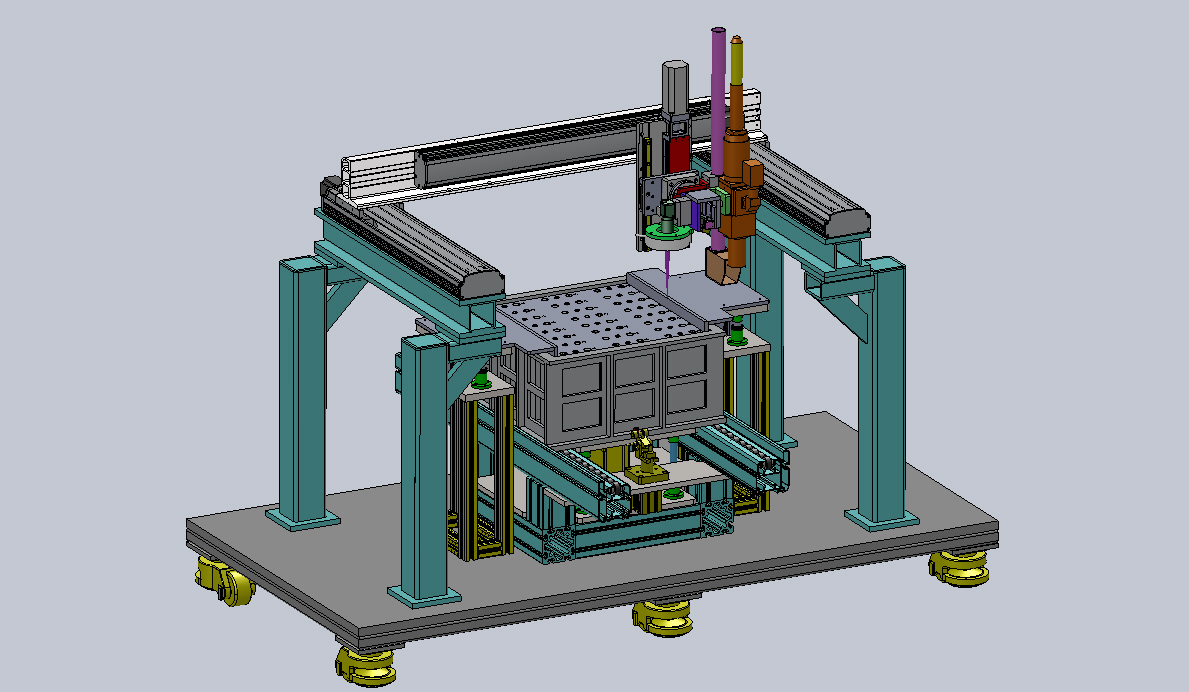 锂电池注液孔激光自动封孔机