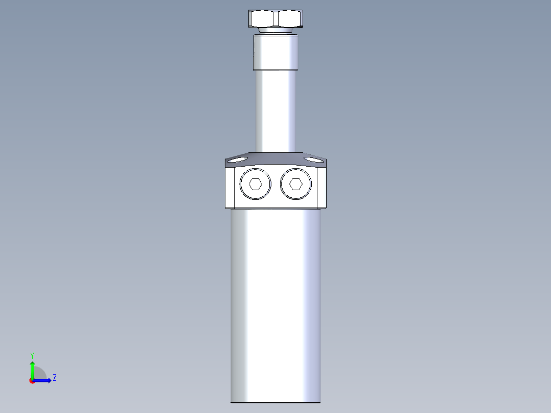 KOSMEKLHA0400-CL-Q25多系列多零件图纸模型左视图