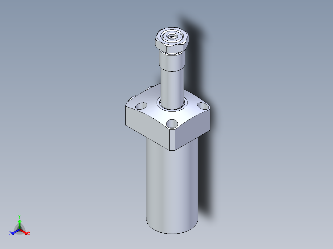 KOSMEKLHA0400-CL-Q25多系列多零件图纸模型正等轴测图