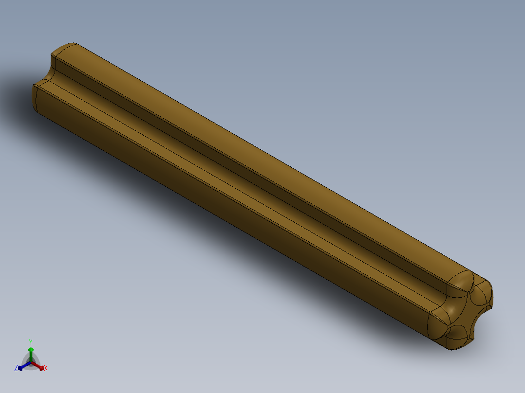 乐高机械组车桥-3705 PearlLtGold Technic Axle 4