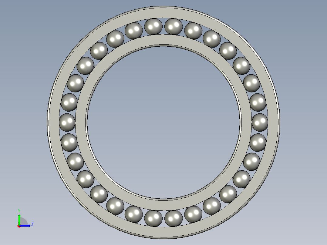 深沟球轴承6034左视图