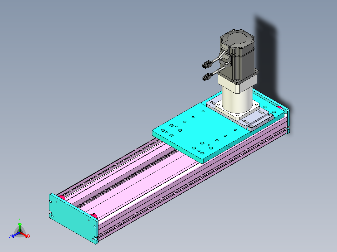 东锦齿条传动DH175G-L167-S350-BU-减速机+750W