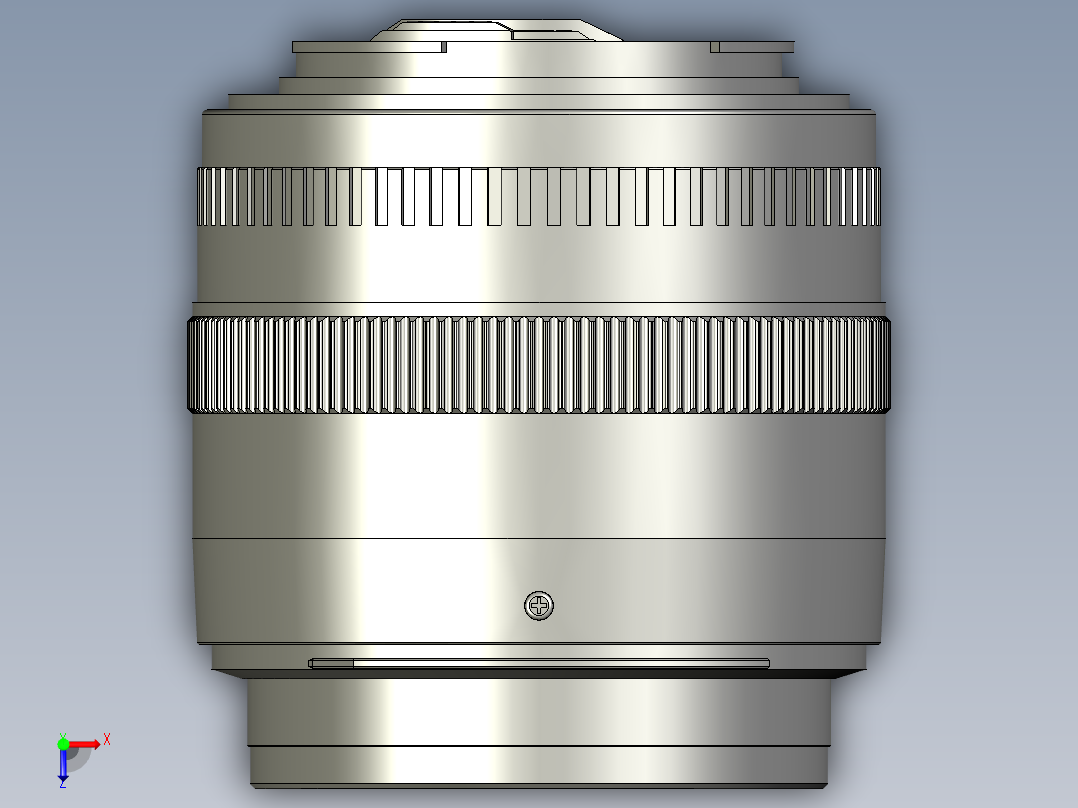 佳能相机镜头模型俯视图