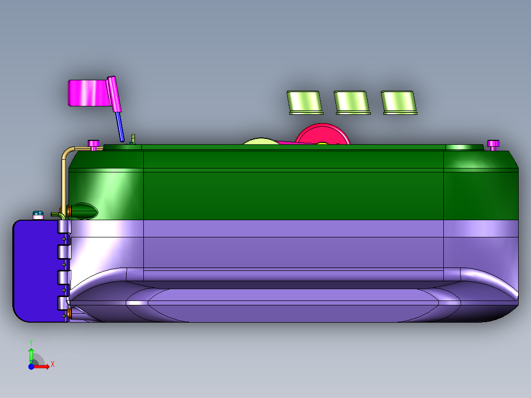 无刷遥控快艇长续航电动玩具前视图