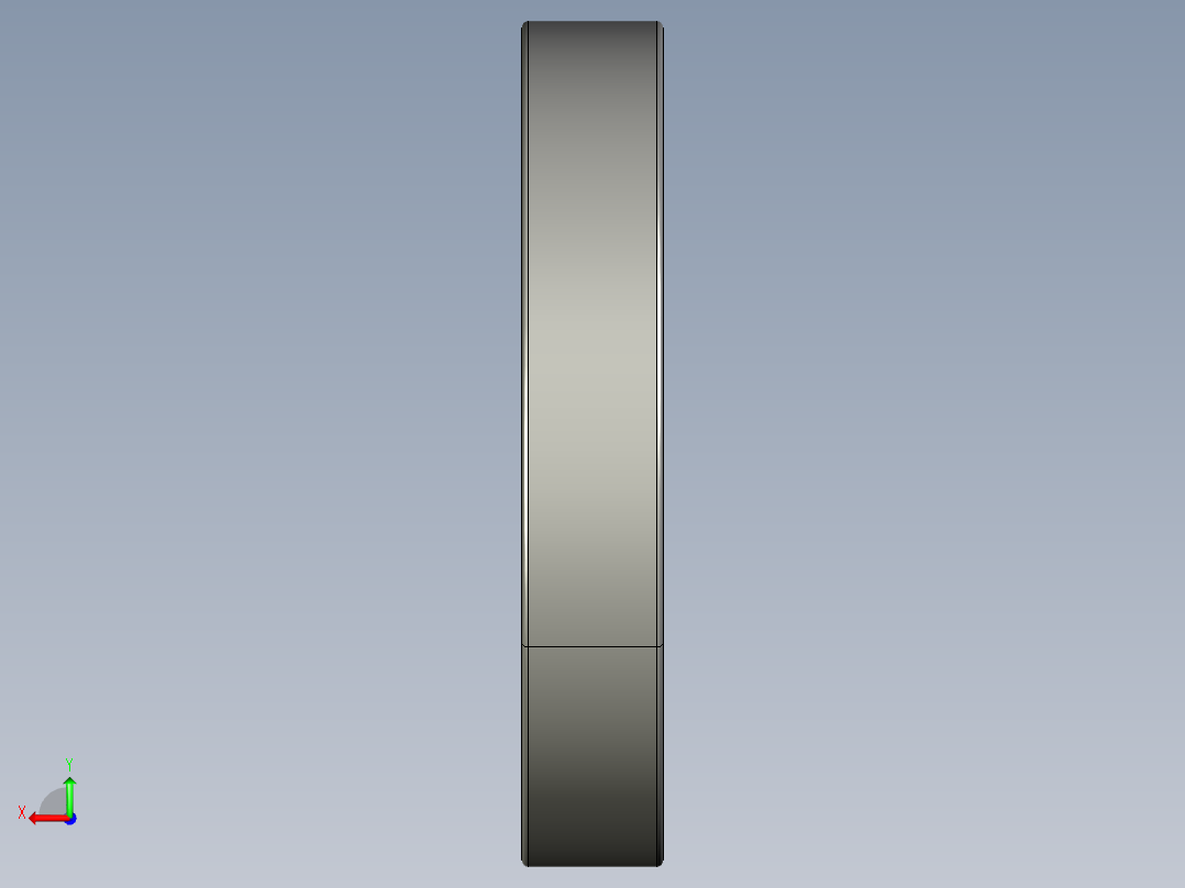 深沟球轴承61806后视图