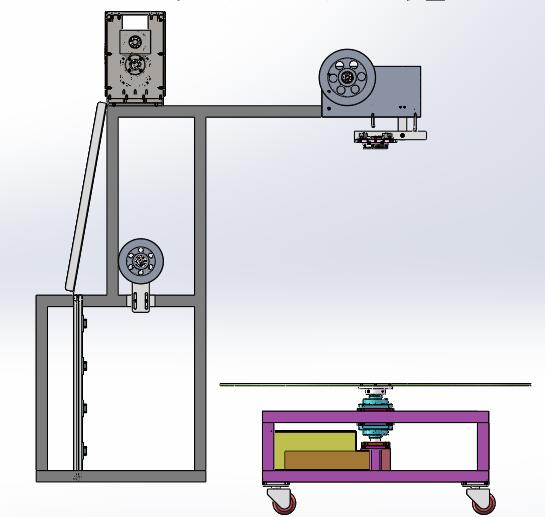 自动进料架（sw18可编辑+CAD+BOM）