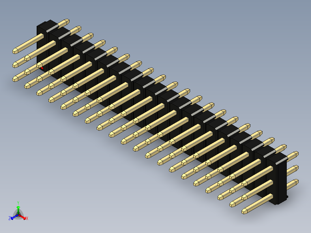 彩色公头100mil（2.54mm）系列-DS1021_black_3x20p_100mil_Type1_rev1.0