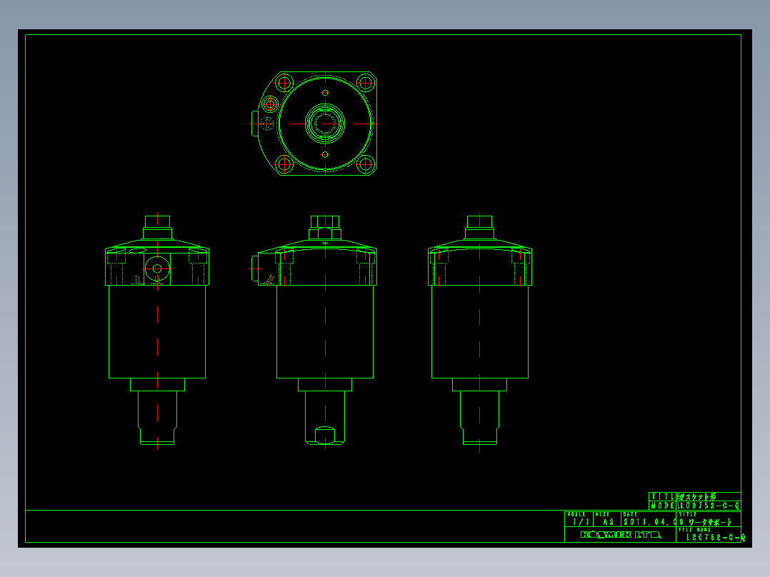 KOSMEKLC0752-C-Q多系列多零件图纸模型多系列多零件图纸模型