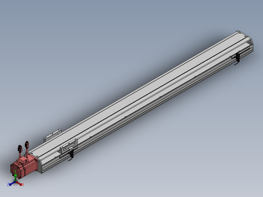 精密模组MY120-T10-950L-BC-P20B-C4-C正等轴测图