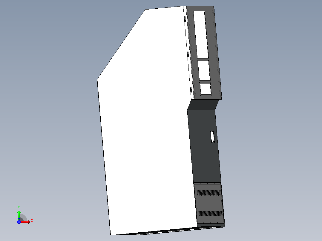 运转台电柜前视图