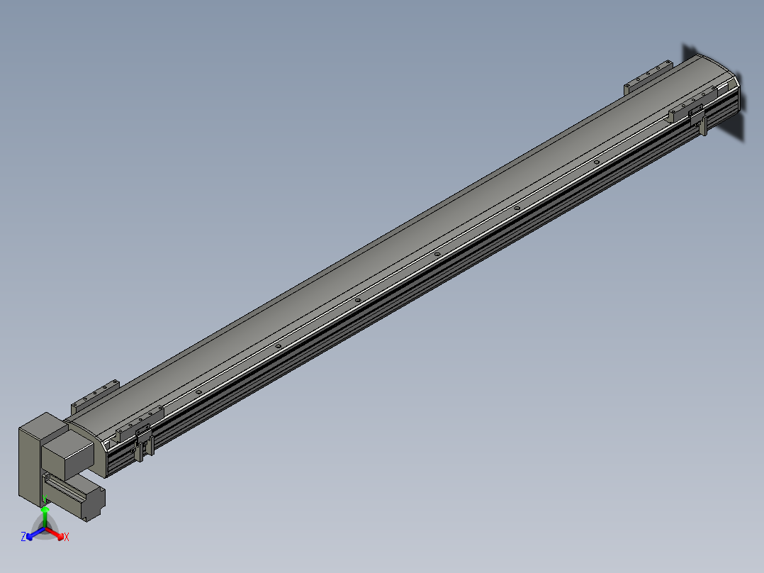 直线模组WG-LHB12-S1350-LD设计图纸
