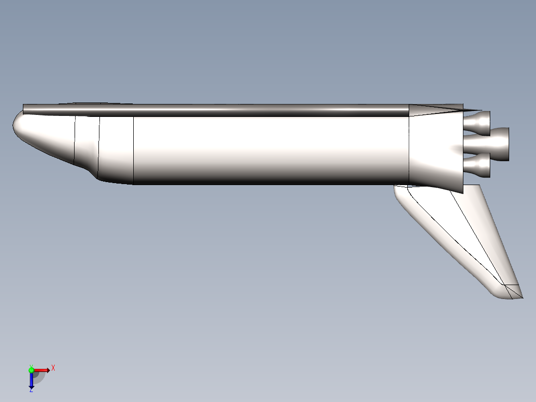 飞机2 (4)俯视图