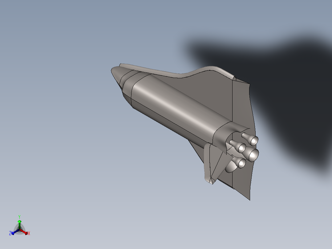 飞机2 (4)正等轴测图