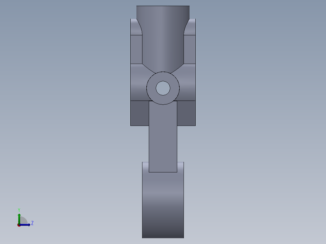 机械零件图5左视图