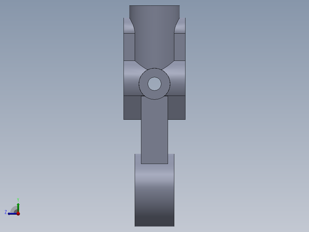 机械零件图5右视图