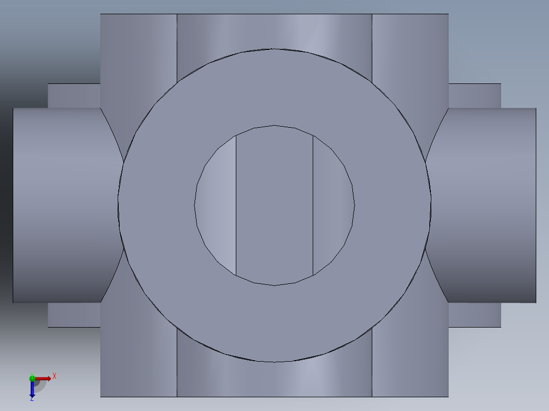 机械零件图5俯视图