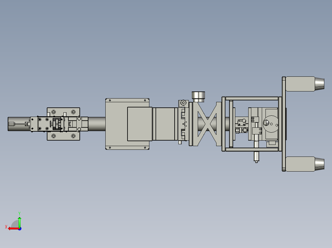 接触角测量仪后视图