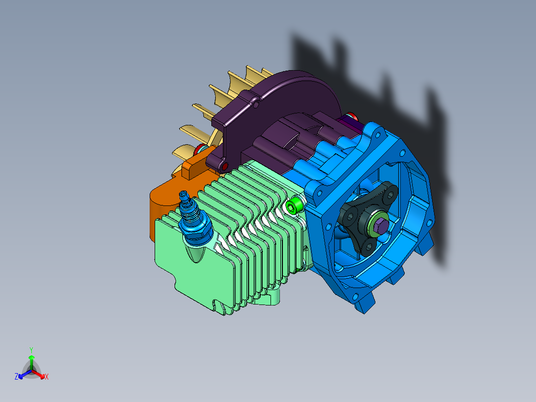 三轮车通用机头<span style='color: red'>发动机</span>
