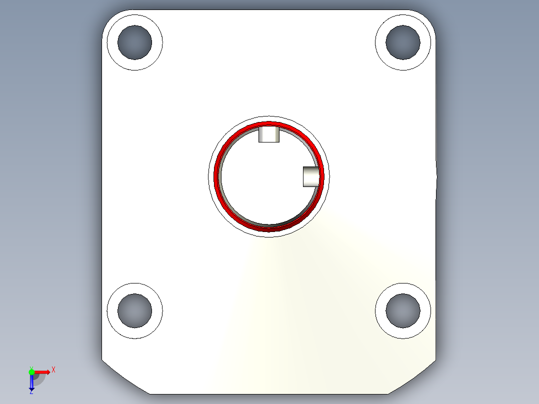 KOSMEKWHE2500-2SL-F多系列多零件图纸模型多系列多零件图纸模型俯视图