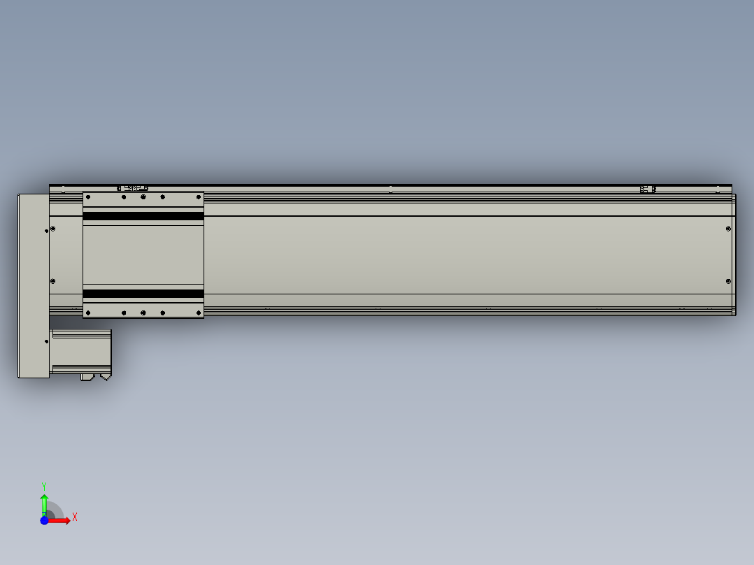 VF丝杆传动-一般环境VF22-S900-BL前视图