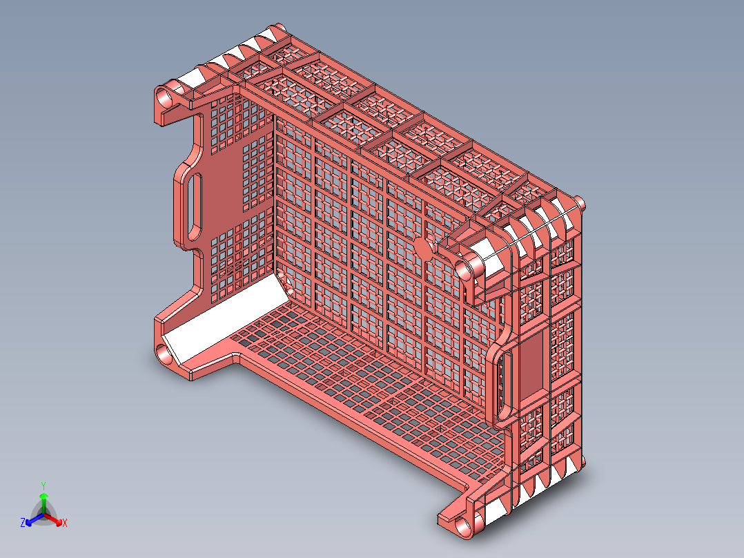 篮子3正等轴测图