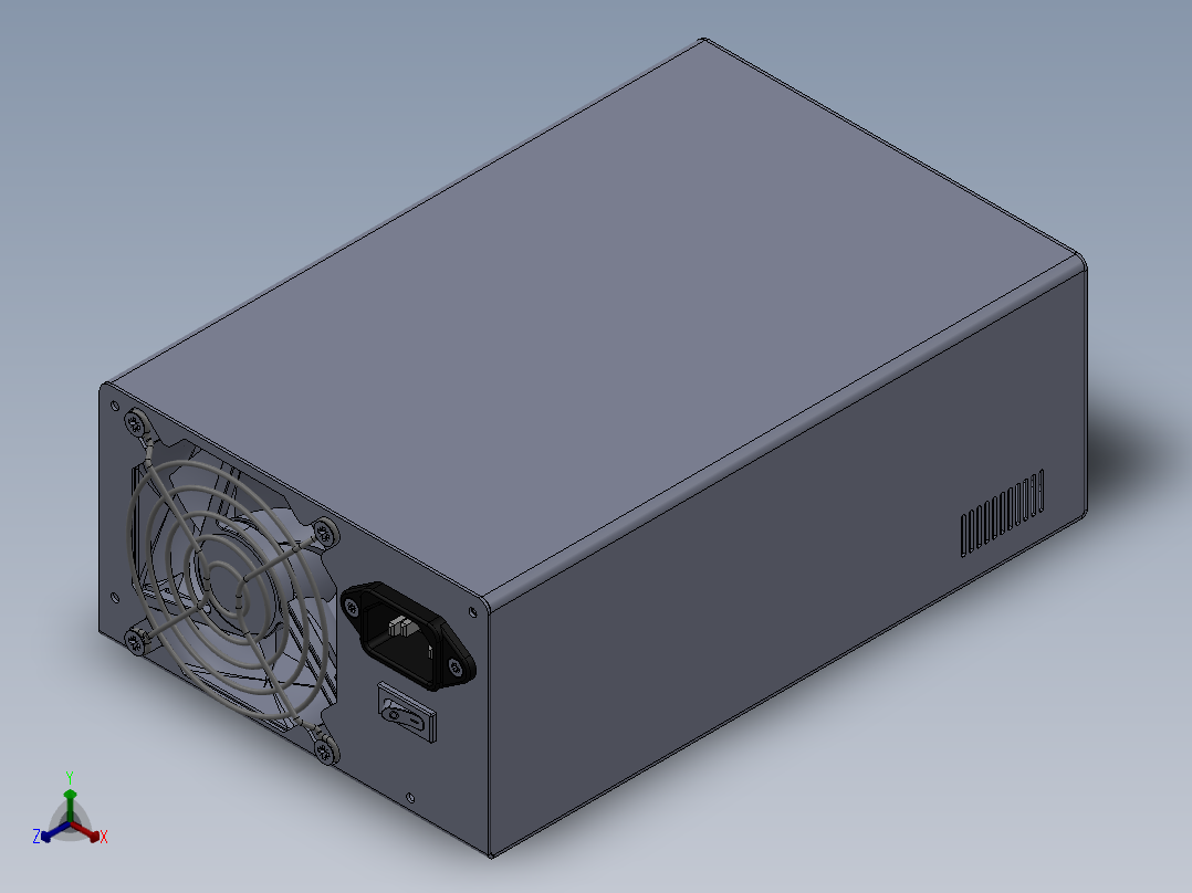 电源 (5)正等轴测图