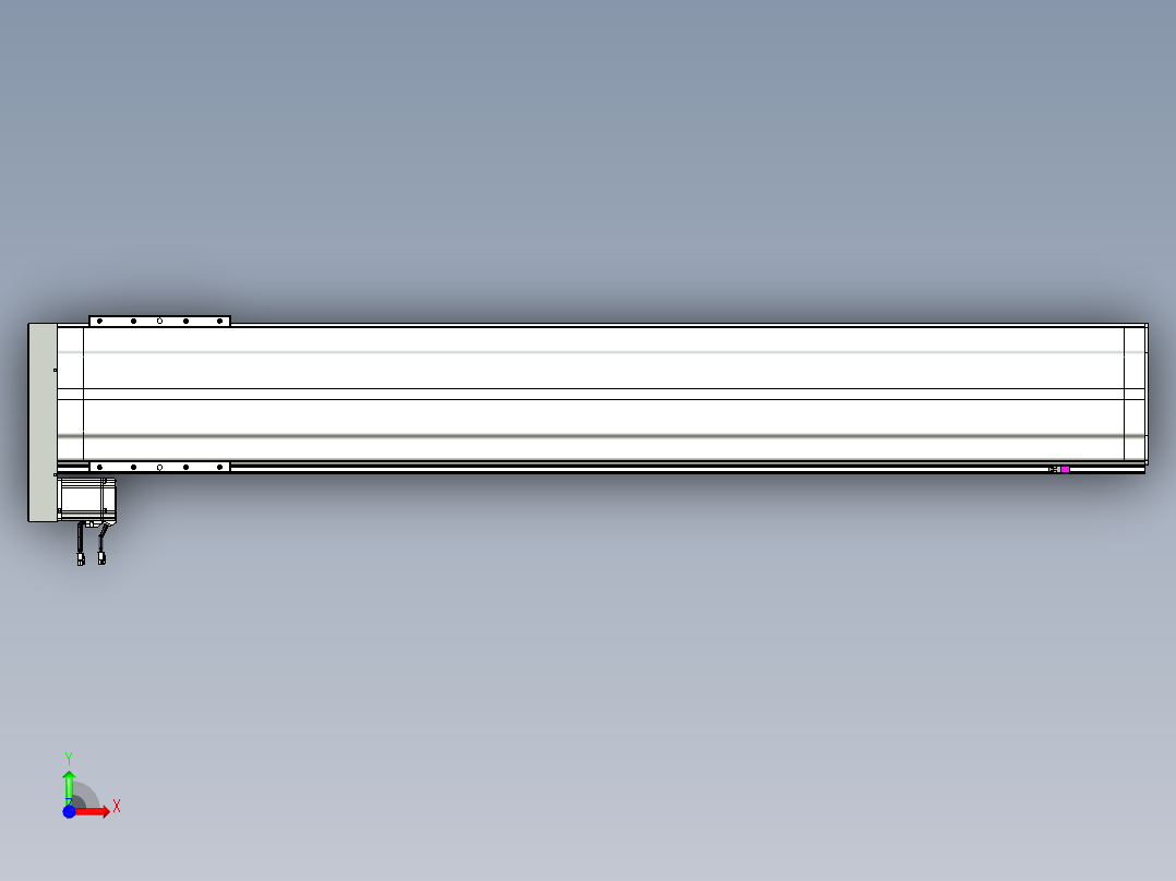 VF丝杆传动-一般环境VF27-Lxx-C-S1700-BL-ZP75-C3前视图