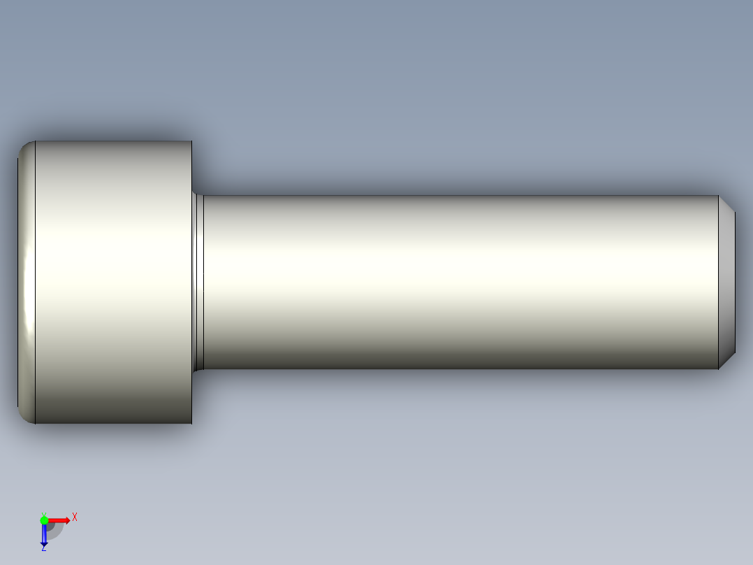 螺钉-DIN_912-M8x25.stp俯视图