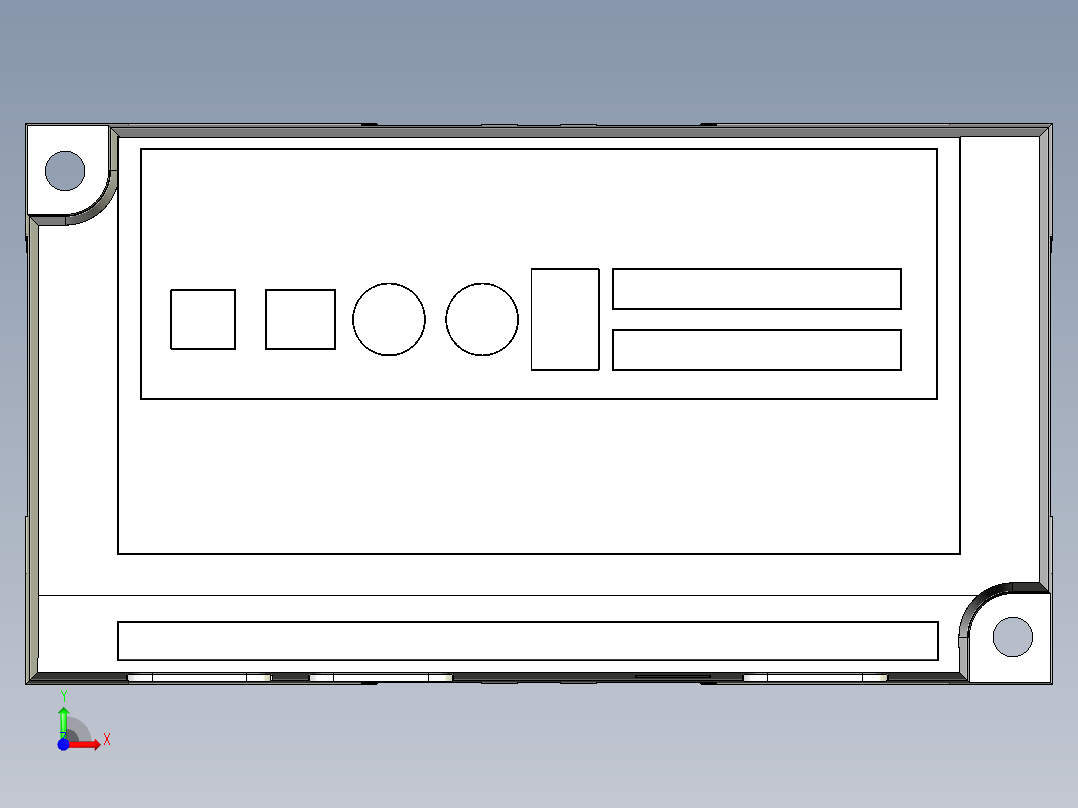 基恩士SJ-G_R_V036_controller_kc图纸模型前视图
